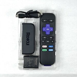 Roku Model 3920X Streaming Media Player with Remote Control and Power Cable